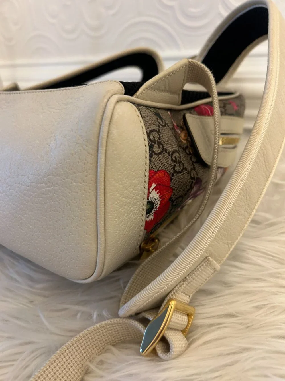 GUCCI Ophidia GG Supreme Flora Backpack - Picture 11 of 15